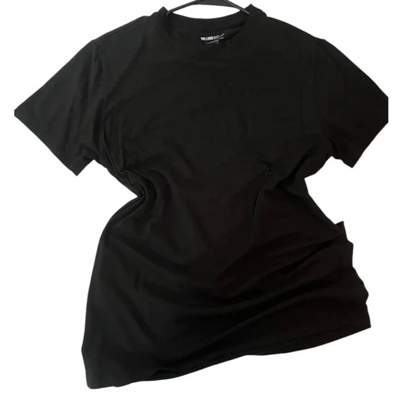 Medium Black Casual Tshirt with Pocket - Picture 5 of 6